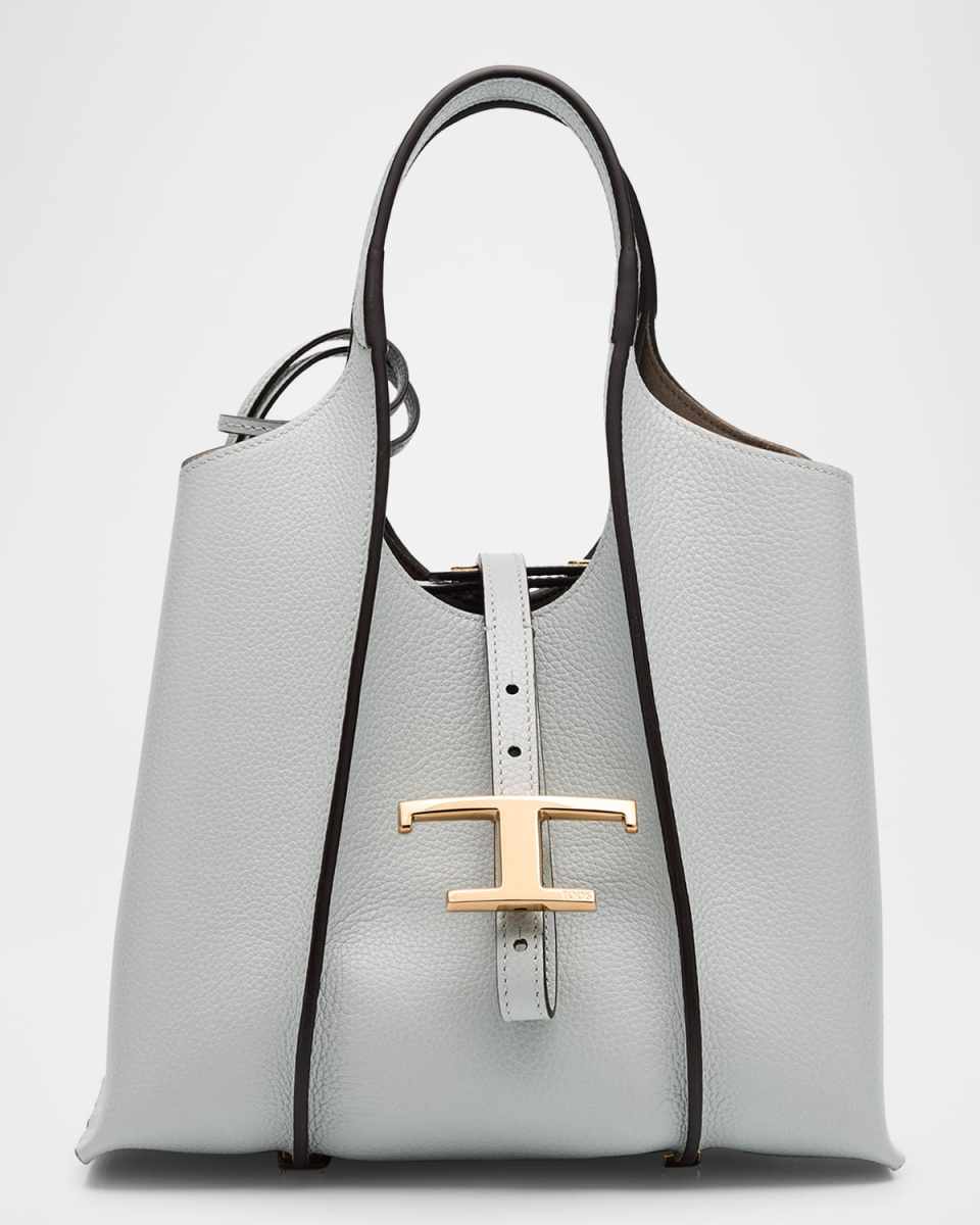 Mini Leather T Timeless Tote Shopping Bag